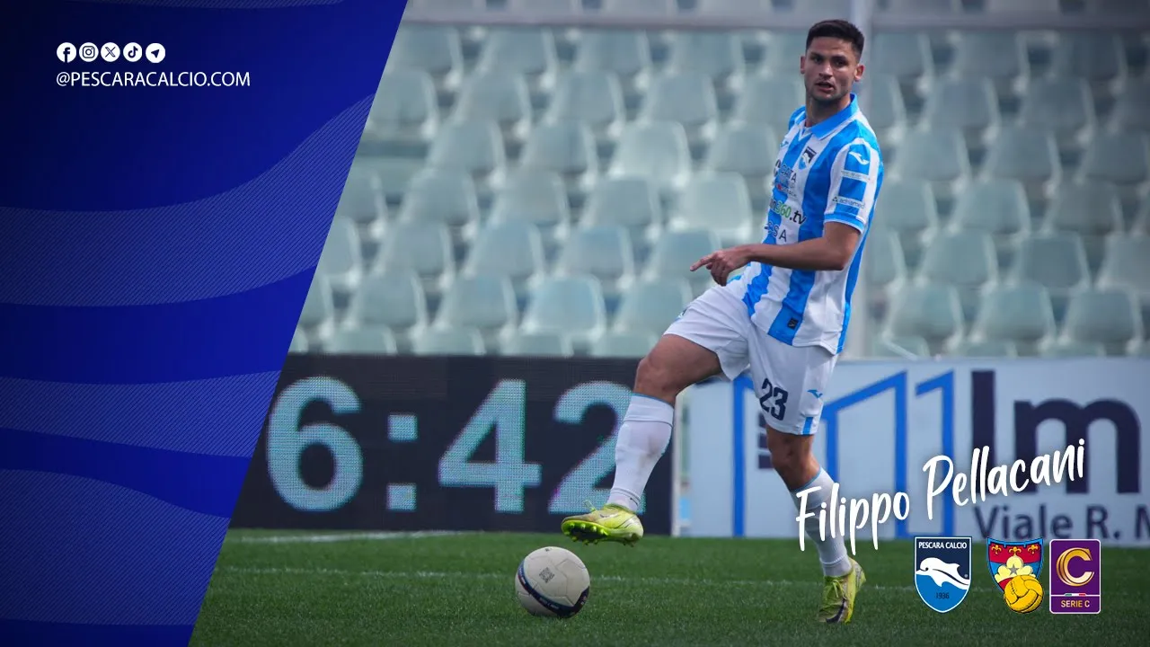 FILIPPO PELLACANI NEL POST PARTITA PESCARA - GUBBIO
