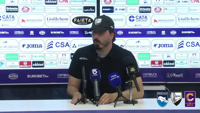 ALLENATORI A  CONFRONTO NEL POST PARTITA PESCARA - PIANESE