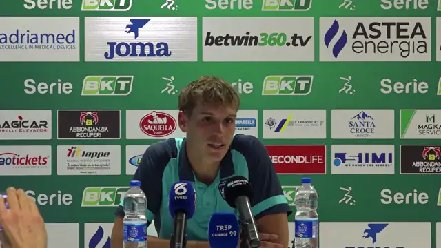 SALA STAMPA PESCARA - CESENA: GIACOMO OLZER