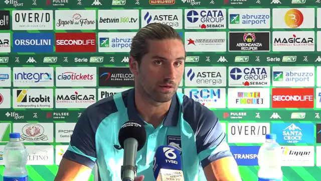 Antonio Di Nardo nel post partita Pescara - Venezia
