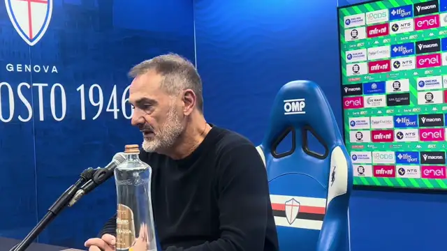 MISTER VIVARINI NEL SALA STAMPA SAMPDORIA - PESCARA