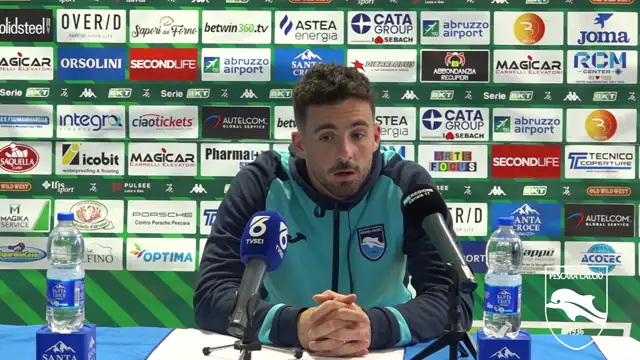 SALA STAMPA PESCARA - CARRARESE CON  FABRIZIO CALIGARA