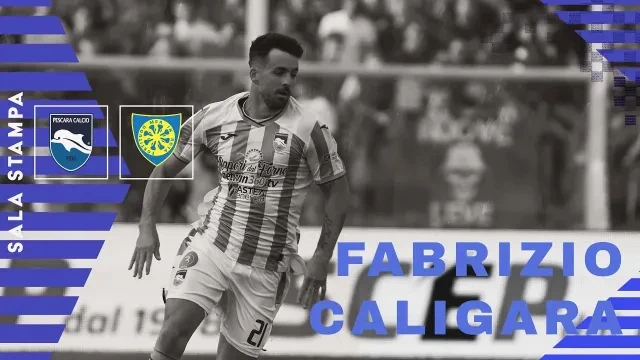 SALA STAMPA PESCARA - CARRARESE CON  FABRIZIO CALIGARA