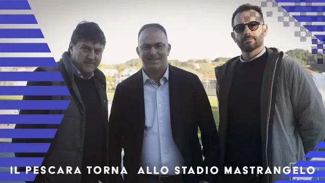 IL PESCARA TORNA ALLO STADIO MASTRANGELO DI MONTESILVANO