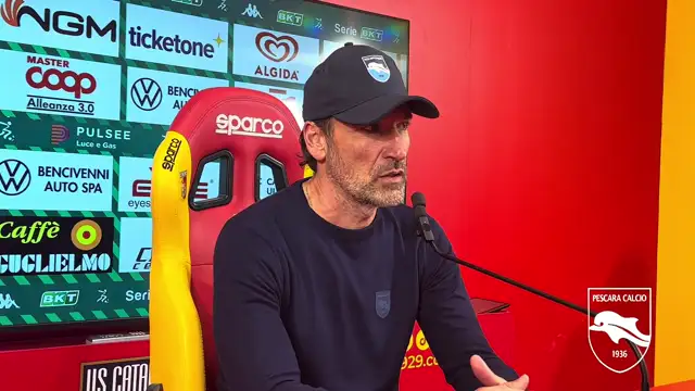 Post partita Catanzaro - Pescara con mister Gorgone