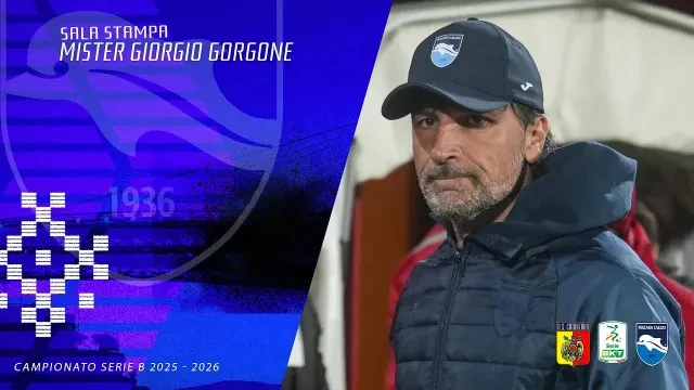 Post partita Catanzaro - Pescara con mister Gorgone