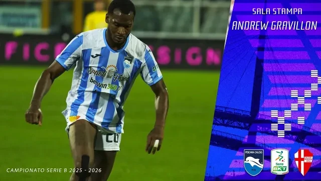 Pescara - Padova : il commento a caldo di Andrew Gravillon