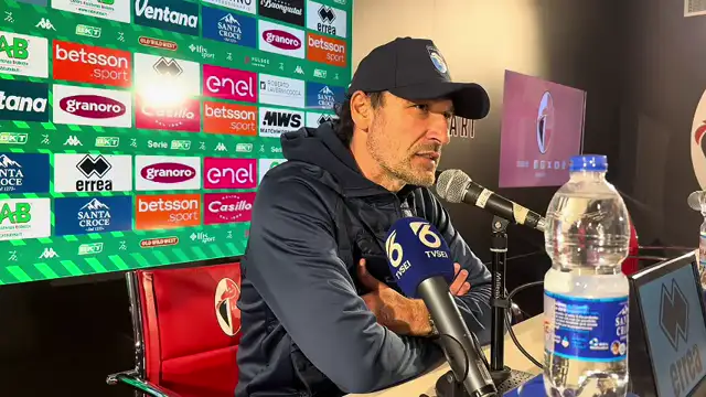 MISTER GORGONE NEL POST PARTITA BARI - PESCARA