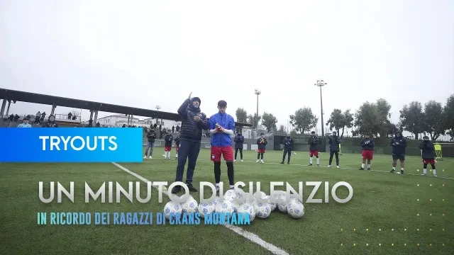 UN MINUTO DI SILENZIO IN RICORDO DEI RAGAZZI DI CRANS-MONTANA