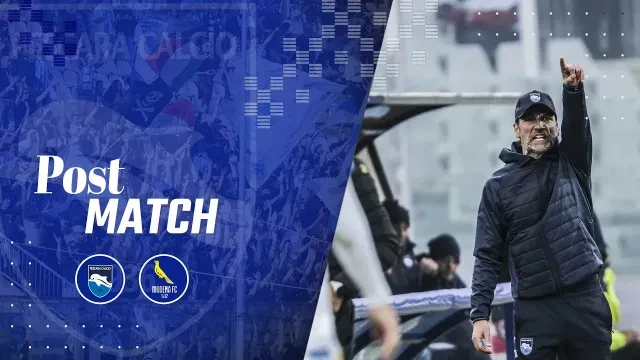 ⬜️🟦 POST MATCH ⬜️🟦 Mister Giorgio Gorgone nel post partita Pescara - Modena