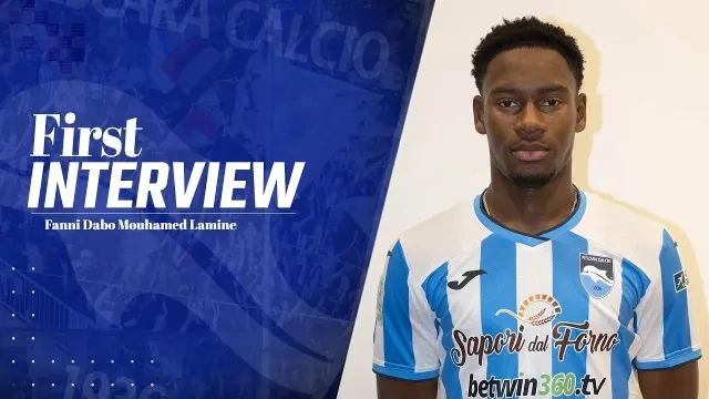 PRIMA INTERVISTA IN BIANCAZZURRO PER FANNI DABO MOUHAMED LAMINE