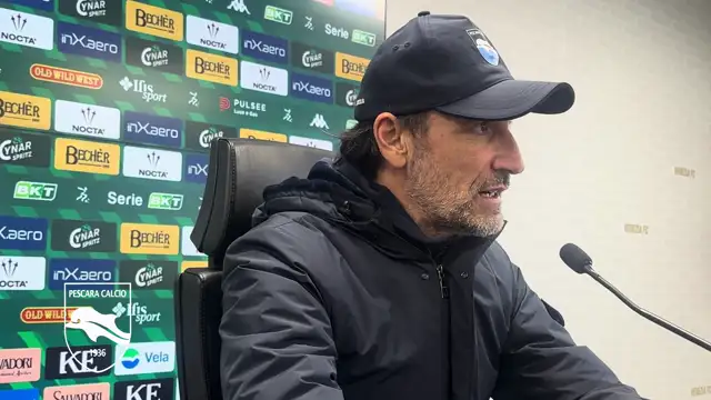 MISTER GORGONE NEL POST PARTITA VENEZIA - PESCARA