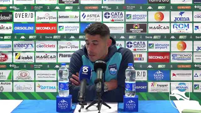 DAVIDE FARAONI NEL POST PARTITA PESCARA - PALERMO