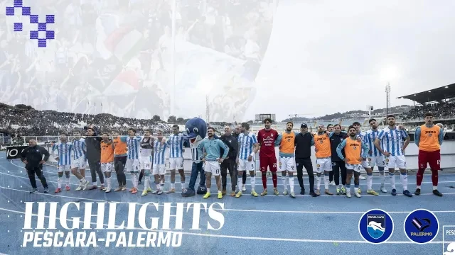 LE IMMAGINI SALIENTI DI PESCARA - PALERMO