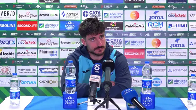 GENNARO ACAMPORA NEL POST PARTITA PESCARA - BARI