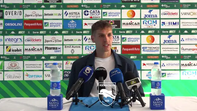 GIACOMO OLZER NEL POST PARTITA PESCARA - SAMPDORIA