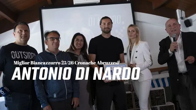 ANTONIO DI NARDO MIGLIOR BIANCAZZURRO 25/26