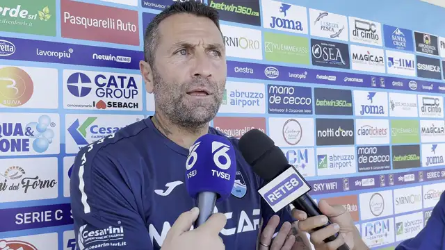 MISTER BUSCE NEL PRE GARA PESCARA - GUBBIO